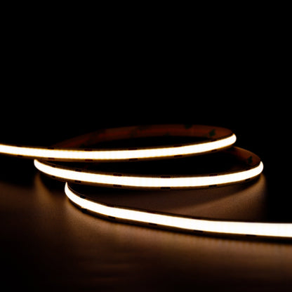 5m LED COB Strip 480L/M 24V, 4000K with RF Dimmer and 25W Plug & Play Power Supply