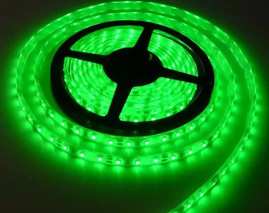 24V COB LED Strip Lights with 480 LEDs/M, 10W/M, 800lm/M, CRI 90-92, Green Colour