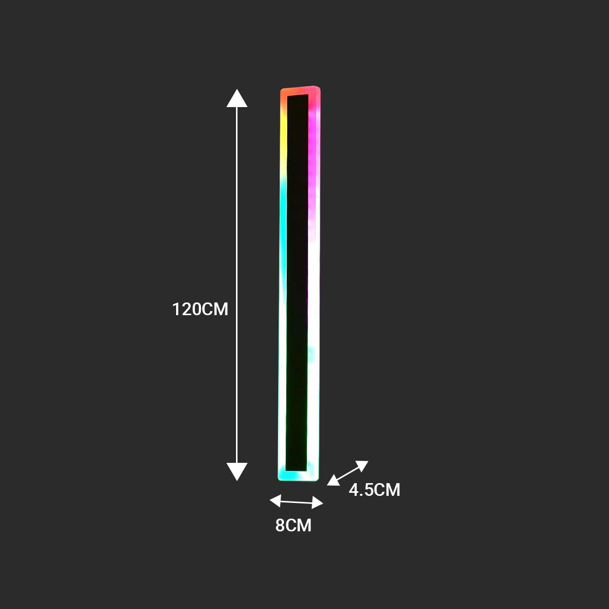 Ener-J 120cm Outdoor LED Wall Light – 24W RGB Colour Changing – IP65