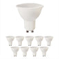 Pack of 10 Units, Dimmable GU10 LED Bulbs, 7W (50/60W Halogen Replacement), 120° Wide Beam, 500LM Recessed Lighting Bulbs - 3000K