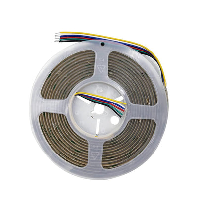 ENER-J 5M COB LED Strip Light | RGB + CCT Tunable White | 24V High Density (840 LEDs/m) | Dotless Illumination