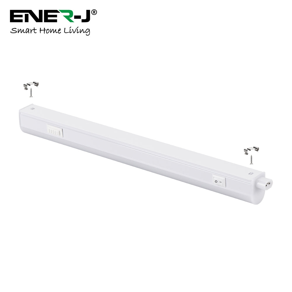 4W LED T5 Batten Light, 30cms, 100 Lm/W, With on/off switch, CCT Switchable, 50cms cable, 3 Years warranty Pack of 2