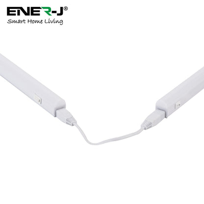 4W LED T5 Batten Light, 30cms, 100 Lm/W, With on/off switch, CCT Switchable, 50cms cable, 3 Years warranty Pack of 2