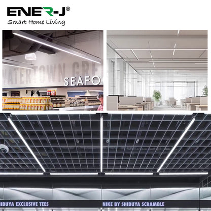 LED Linkable Trunking Linear Lights (Supermarket lights), 40W 1.2M, 160LM/WCCT selectable
