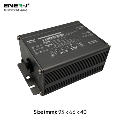 ENER-J Waterproof 60W 24V Power Supply, Constant Voltage LED Driver (IP65/IP67 Rated)