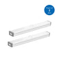 Pack of 2 Rechargeable Motion Sensor Cabinet Lights, 10 LED with 2 Switch Modes, USB Charging, for Kitchen Wardrobe Closet