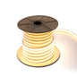 30 Meters 24V Silicon Neon Strip, Size: 10x10mm, IP65. Includes 30pcs Clips & 5 connector cable, Warm White