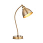 Endon Franklin Task Table Lamp Antique Brass 98747