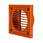 4" 100mm Fixed Louvre Grille Terracotta