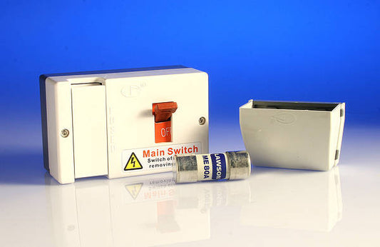 100A Mains Switched Fuse c/w 100A & 80A fuse MSF / CUFMS100