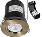 Antique Brass Fixed Fire Rated Downlights with Push Connection UEP