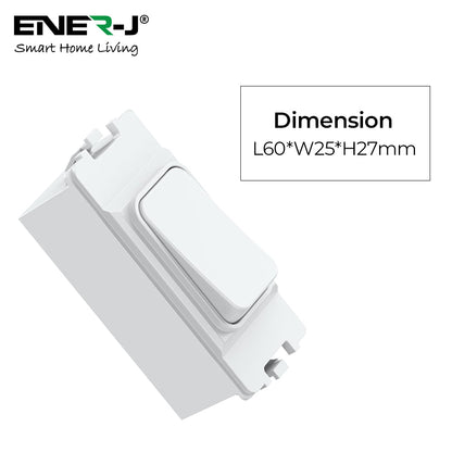 Wireless & Batteryless Kinetic Grid Switch,Pro + 500W RF Receiver (can fit into MK plate)