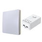 Ener-J 1-Gang Wireless Kinetic Switch, Self-Powered, IP65 Waterproof, White (Pro Range) with 100W Smart Dimmable Receiver, RF + WiFi PRO Series, App & Voice Control
