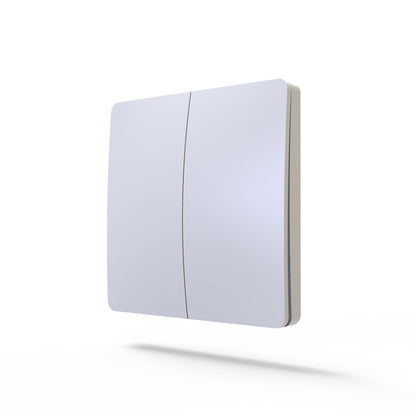 2 Gang Wireless Kinetic Switch Dimmable/Non Dimmable (white body)