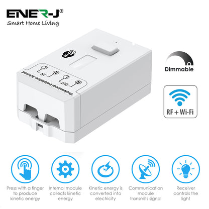 Ener-J 100W Smart Dimmable Receiver, RF + WiFi PRO Series, App & Voice Control