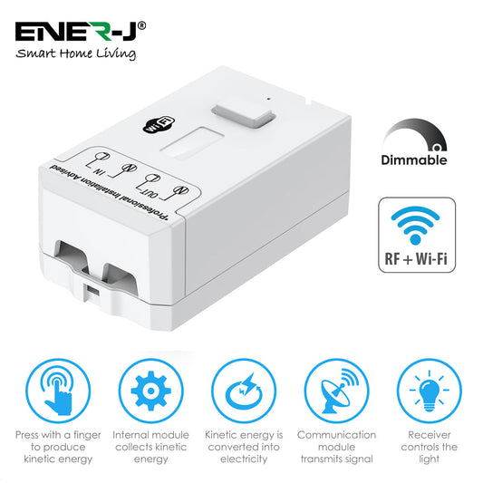 Ener-J 100W Smart Dimmable Receiver, RF + WiFi PRO Series, App & Voice Control