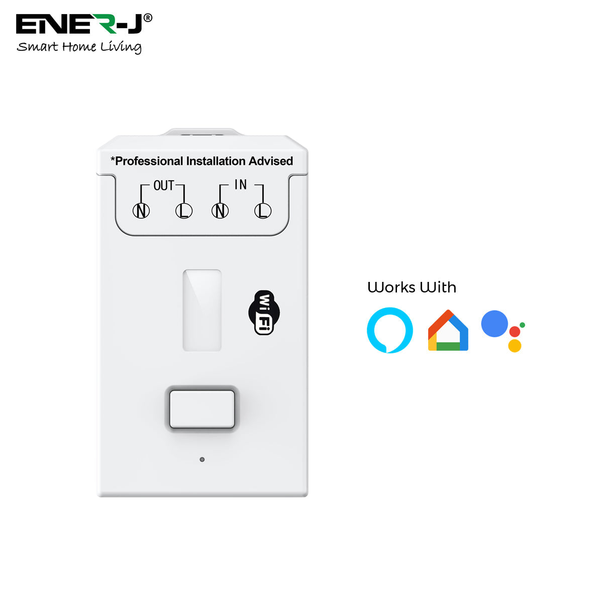 Ener-J 100W Smart Dimmable Receiver, RF + WiFi PRO Series, App & Voice Control