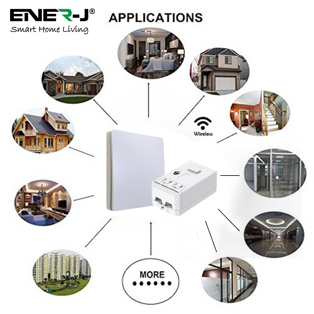 Ener-J 100W Smart Dimmable Receiver, RF + WiFi PRO Series, App & Voice Control