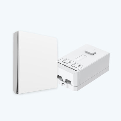 Enerj 1 Gang Wireless Kinetic Switch White Body with 1 Non Dimmable 5A RF Receiver Eco Range