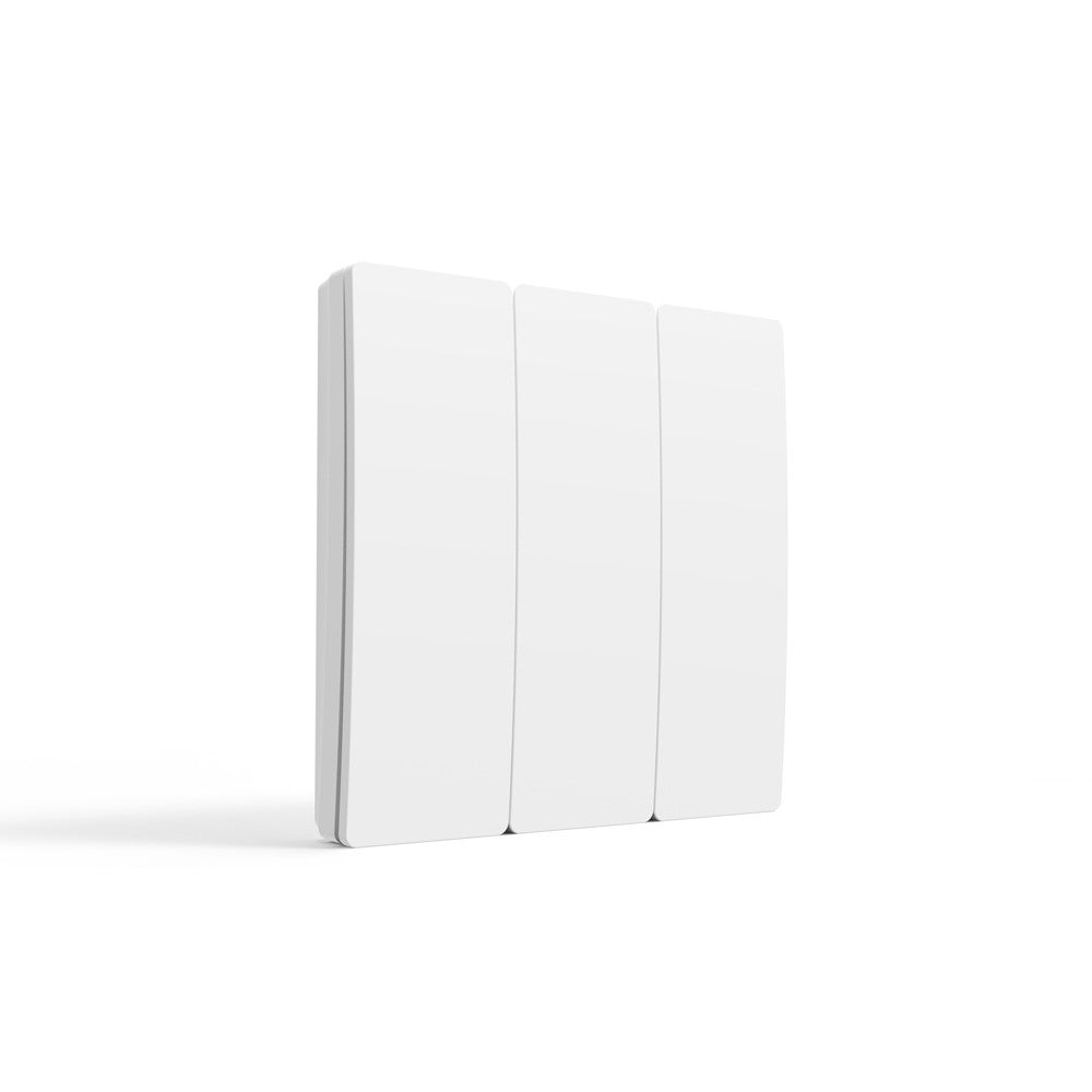 3 Gang Wireless Kinetic Switch Silver Body, IP55 - ECO Series
