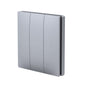 3 Gang Wireless Kinetic Switch Silver Body, IP55 - ECO Series
