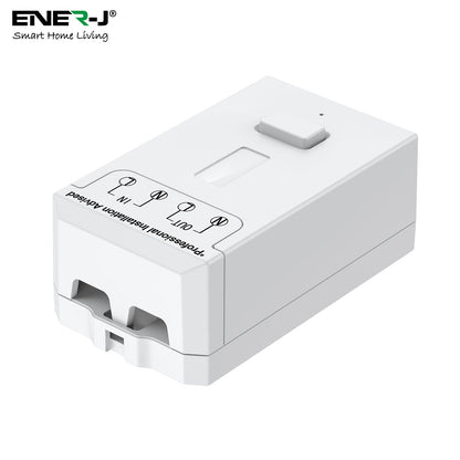 Enerj 1 Gang Wireless Kinetic Switch White Body with 1 Non Dimmable 5A RF Receiver Eco Range