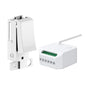 Wireless Grid Switch 1-Gang Compatible, White Body with Non Dimmable + WiFi 5A RF Mini Receiver
