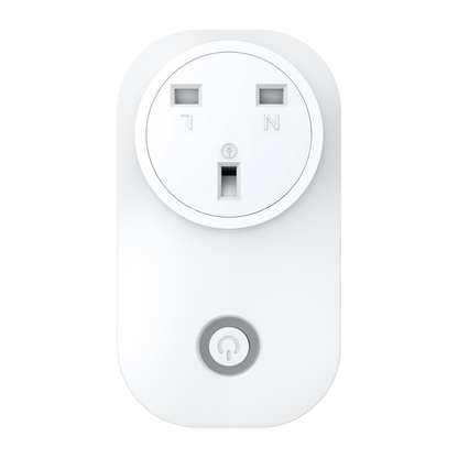 13A Wireless Plug Adapter + 1 Gang Switch Eco Series, White Body, Wireless Turn On/Off any appliance