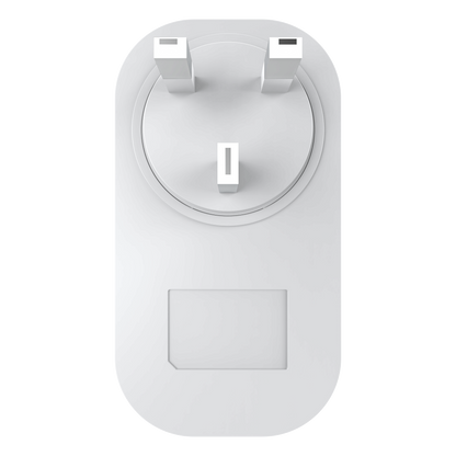 13A Wireless Plug Adapter + 1 Gang Switch Eco Series, White Body, Wireless Turn On/Off any appliance
