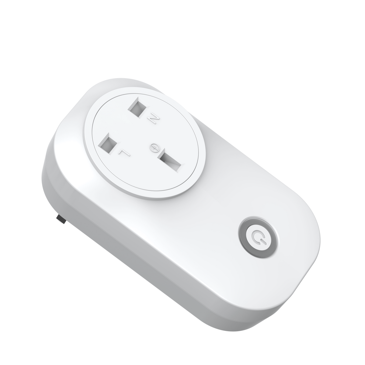 13A Wireless Plug Adapter + 1 Gang Switch Eco Series, White Body, Wireless Turn On/Off any appliance