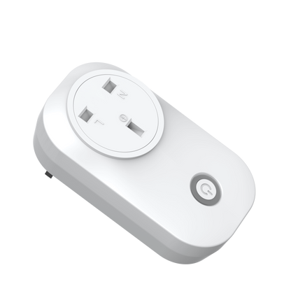 13A Wireless Plug Adapter + 1 Gang Switch Eco Series, White Body, Wireless Turn On/Off any appliance
