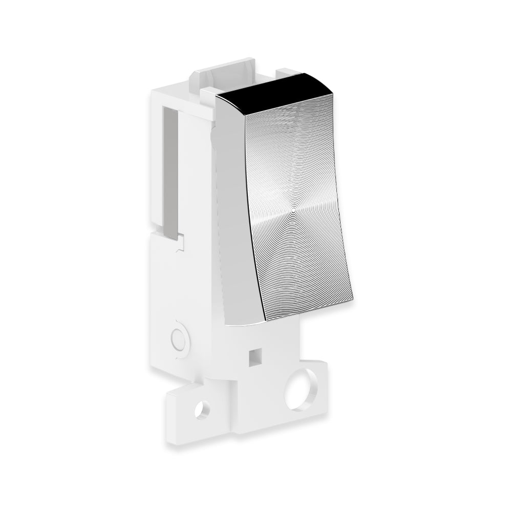 Grid Switch, Satin Chrome