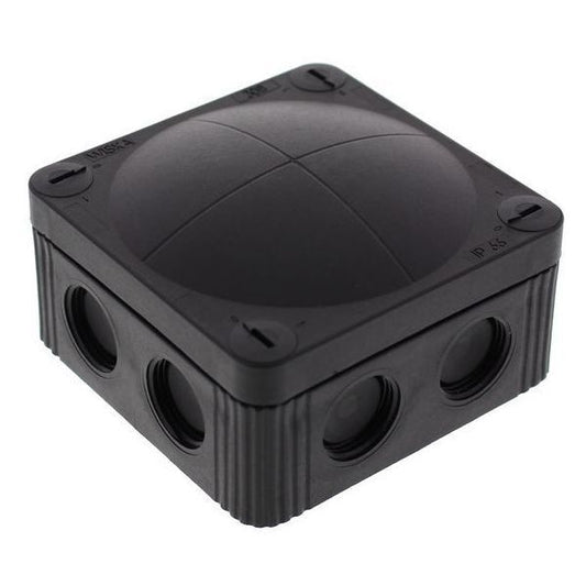 Wiska 10060581 Black Combi 308 Empty Junction Box IP66/67 85 X 85 X 51mm