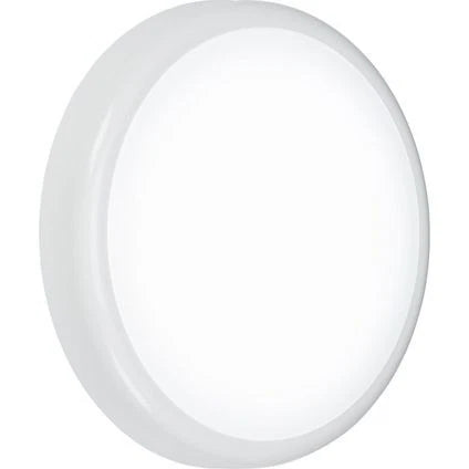 Round Bathroom Bulkhead (WSC2) 1154635 - Home By Woodie's 14W Outdoor LED Bulkhead IP54 -  4000K White