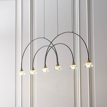 Zander 6 Light Pendant Endon