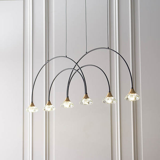 Zander 6 Light Pendant Endon