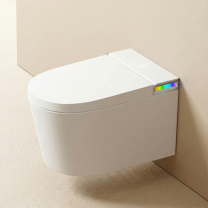 Ener-J Hygiene Pro Wall-Mounted Smart Toilet, Built-In Tank, UV Sterilisation, Auto-Lid & Heated Bidet
