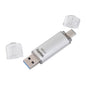 Hama C-Laeta 16GB USB-A & USB-C Memory Pen, Metal Casing, OTG, 40MB/s