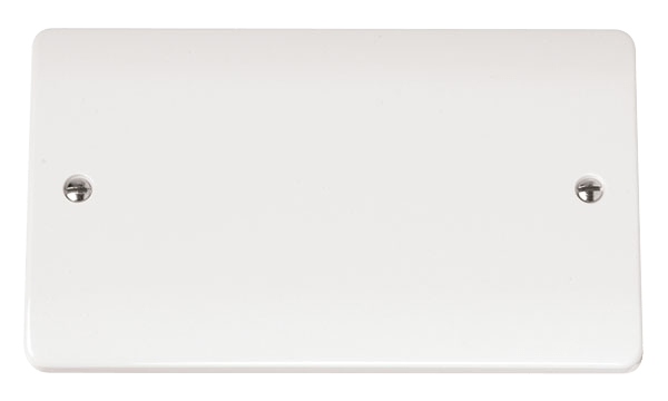 Click 2 Gang Blank Plate CMA061