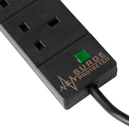 Maplin 2m 4 Socket Extension Lead with Surge Protection