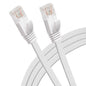 Maplin RJ45 CAT6 UTP Flat Ethernet LAN Cable - White