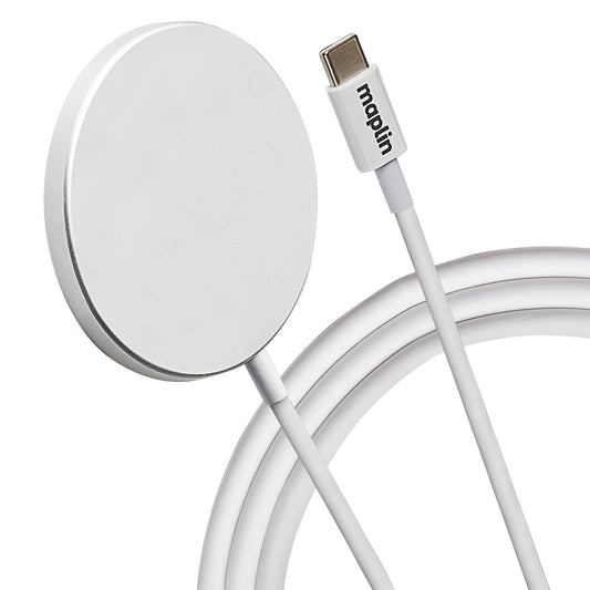 Maplin Magnetic USB-C 15W Wireless Charger