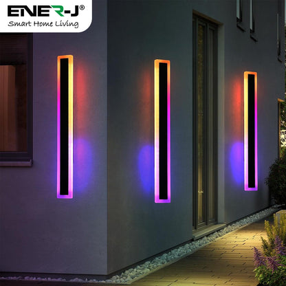 Ener-J 60cm Outdoor LED Wall Light – 12W RGB Colour Changing – IP65