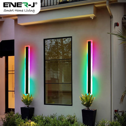 Ener-J 60cm Outdoor LED Wall Light – 12W RGB Colour Changing – IP65