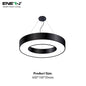 24W Hollow Round Pendant Light, Size: Diameter 60 cms, Lampshade height 5 cms