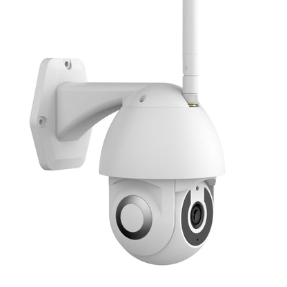 ENERJ Smart WiFi Outdoor Dome IP Camera, 2K 3MP Pan-Tilt Security Camera with Night Vision, Motion Detection, Two-Way Audio, Alexa/Google Home Compatible