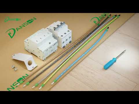 Danson 6 Ways 3P+N B Type Metal Distribution Board With 125A Main Switch Incomer