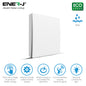ENER-J ECO Series 1-Gang Wireless Kinetic Wall Switch | Battery-Free & Waterproof IP65 | White