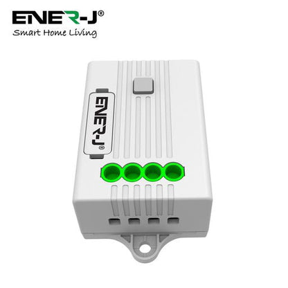 2 Gang Wireless Kinetic Switch, (Silver Finish) + 2 x  500W RF Receiver