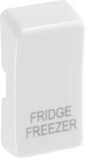 BG RRFFW Nexus Grid White  'FRIDGE FREEZER' Rocker
